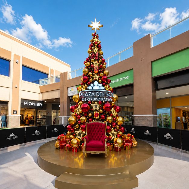 Árbol Plaza del Sol 2025 — árbol navideño producido por Ornamenta