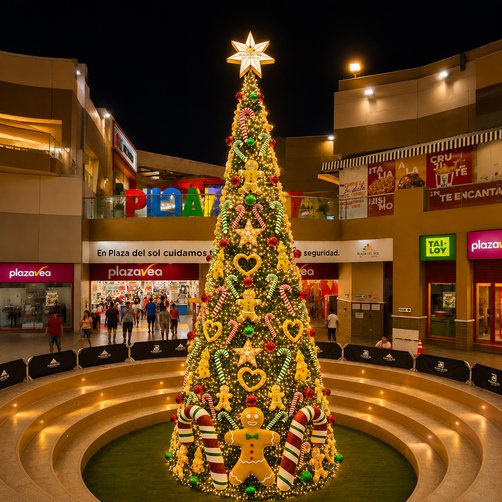 Árbol Plaza del Sol 2022 — árbol navideño producido por Ornamenta